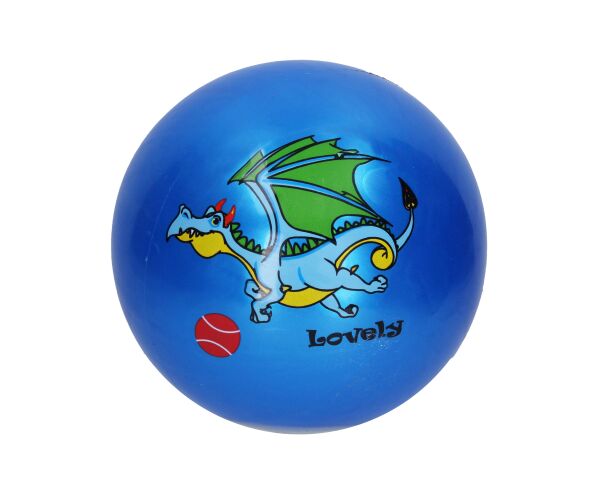 Míč gumový nenafouknutý drak 22 cm