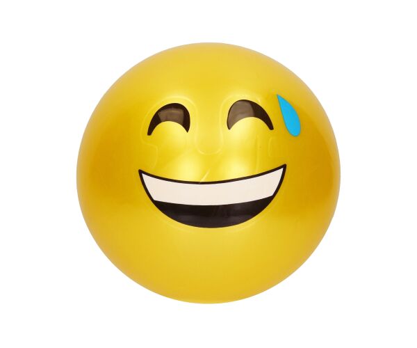 Míč gumový nenafouknutý úsměv 22 cm