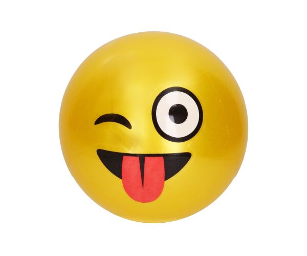 Míč gumový nenafouknutý úsměv 22 cm