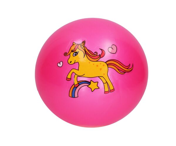 Míč gumový nenafouknutý jednorožec 22 cm