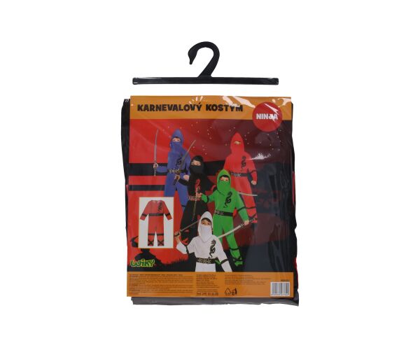 Set karneval - ninja M 110-120 cm