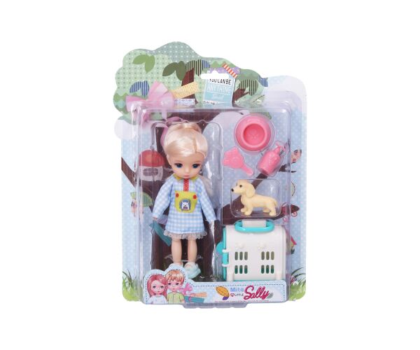 Panenka s pejskem set 12,5 cm