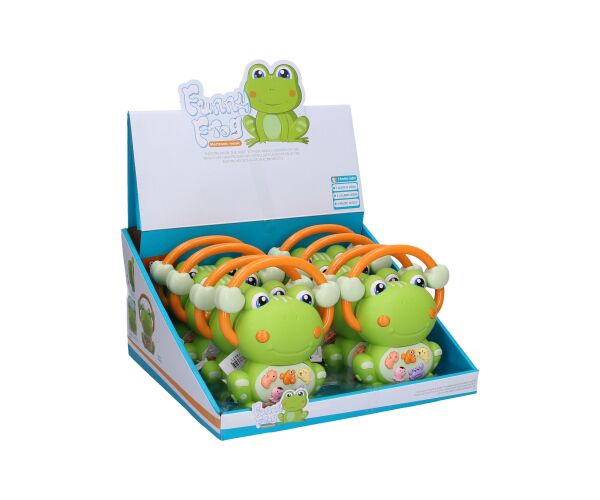 Piánko žába s efekty 13 cm