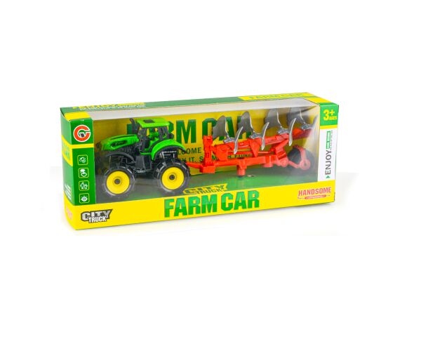 Traktor na setrvačník s pluhem 25 cm