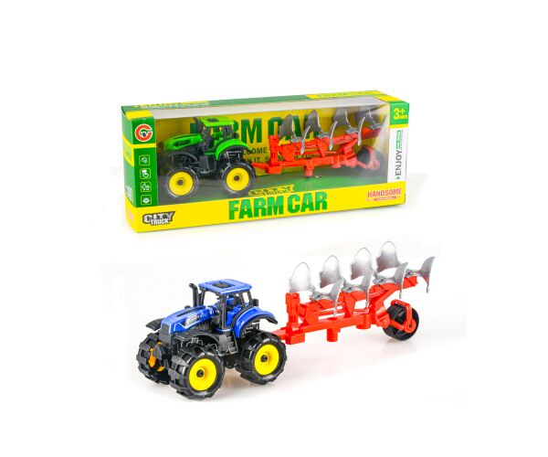 Traktor na setrvačník s pluhem 25 cm