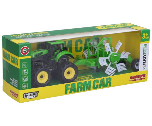 Traktor na setrvačník s přívěsem 25 cm