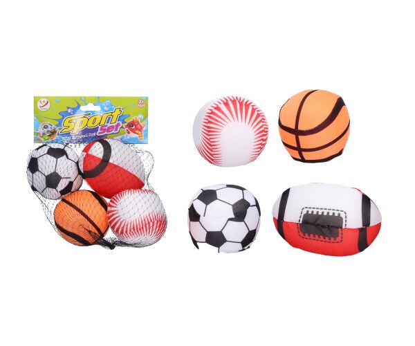 Bomby vodní 4 ks set 7,5 cm