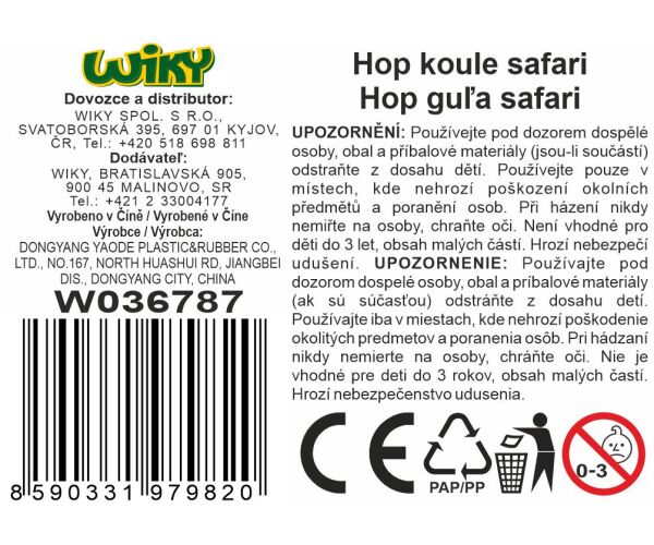 Hop koule safari 4,5 cm