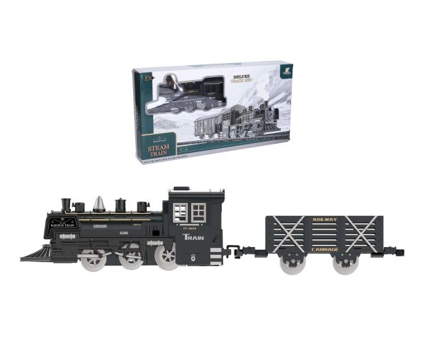 Vlak set s efekty dráha 75x75 cm mašinka 19,5 cm