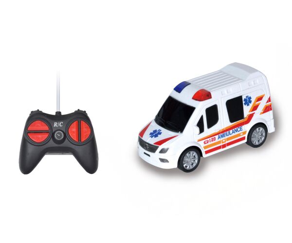 Sanitka RC na dálkové ovládání 13,5 cm