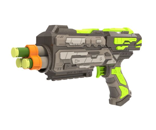 Pistole se 6 pěnovými náboji 21 cm