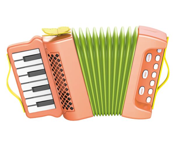 Tahací harmonika akordeon 14x6x23 cm
