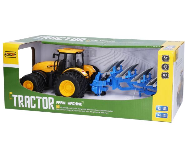 Traktor s příslušenstvím a efekty 37 cm