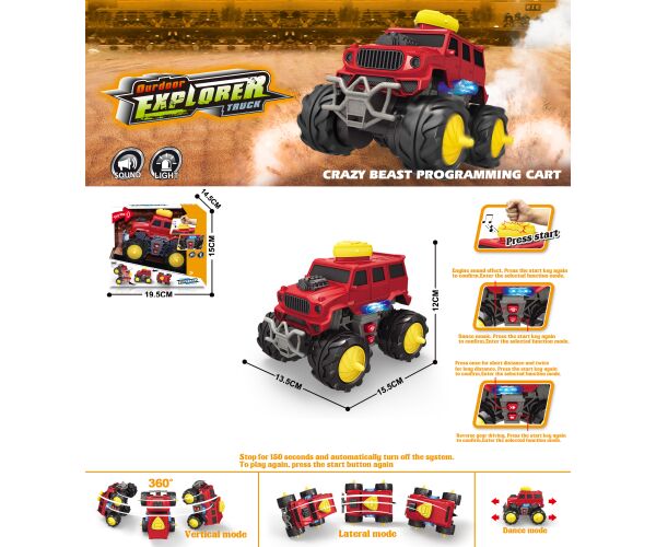 Auto terénní s efekty 15,5 cm