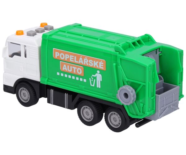 Auto popelářské s efekty 17 cm - český obal
