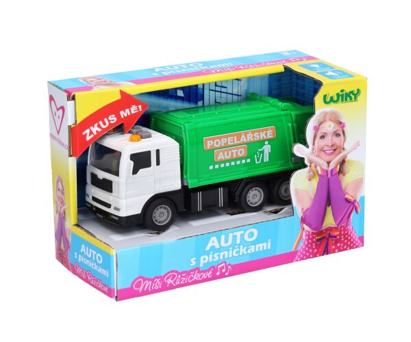 Auto popelářské s efekty 17 cm - Míša Růžičková - mluví česky, český obal
