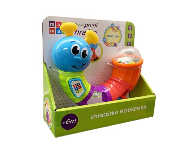 Maamaa Chrastítko housenka 16cm
