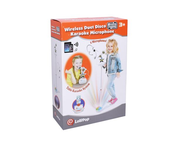 Bluetooth karaoke s hlavovým mikrofonem