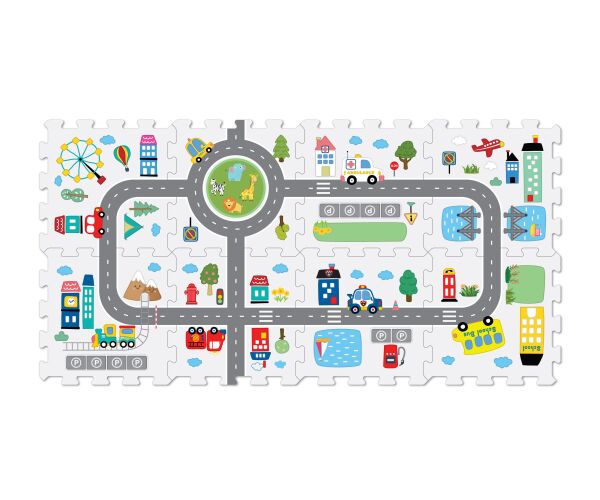 Puzzle pěnové silnice 8ks