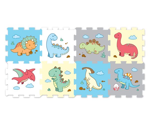Puzzle pěnové dinosauři 8ks