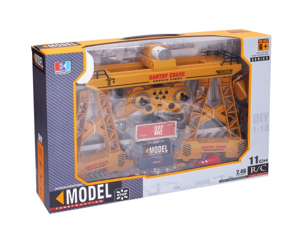 Jeřáb portálový RC na dálkové ovládání 33x17x27 cm