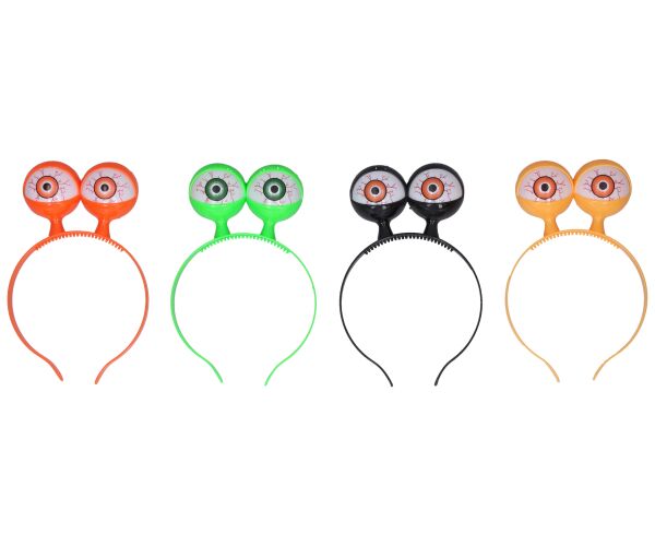 Čelenka s ozdobou svítící (blikající) oči 12x19 cm