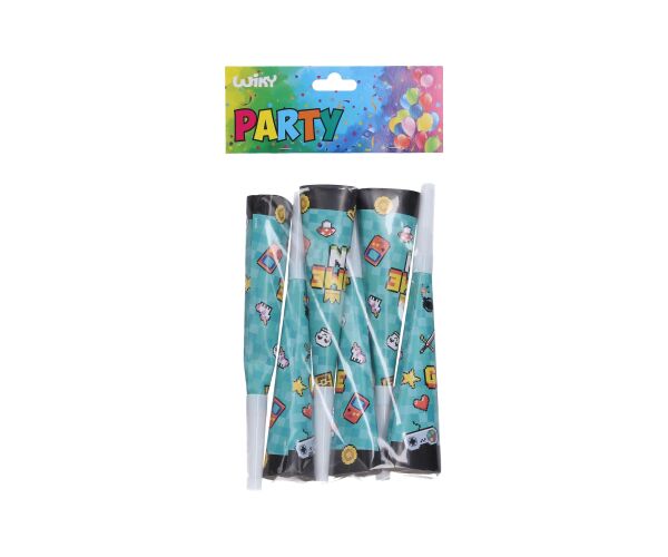 Párty trumpetky HRA 20 cm, 6 ks