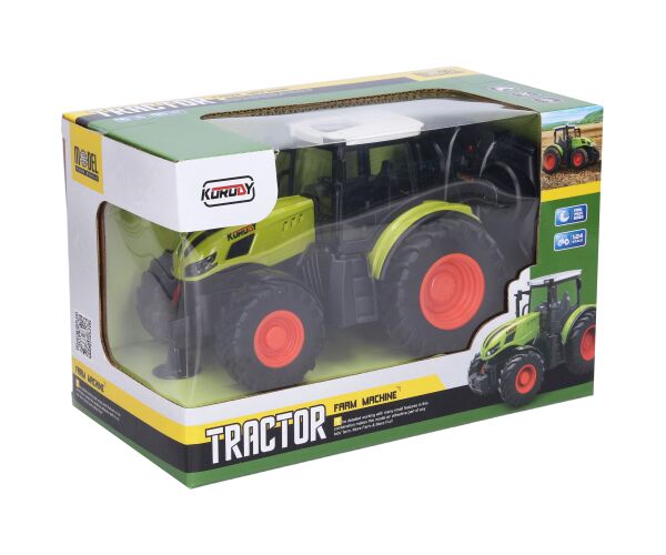 Traktor svítící RC na dálkové ovládání 20 cm