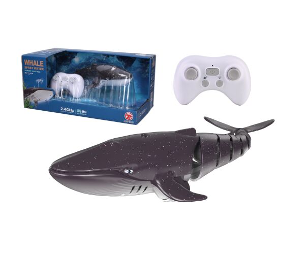 Velryba s vodotryskem RC na dálkové ovládání 35 cm