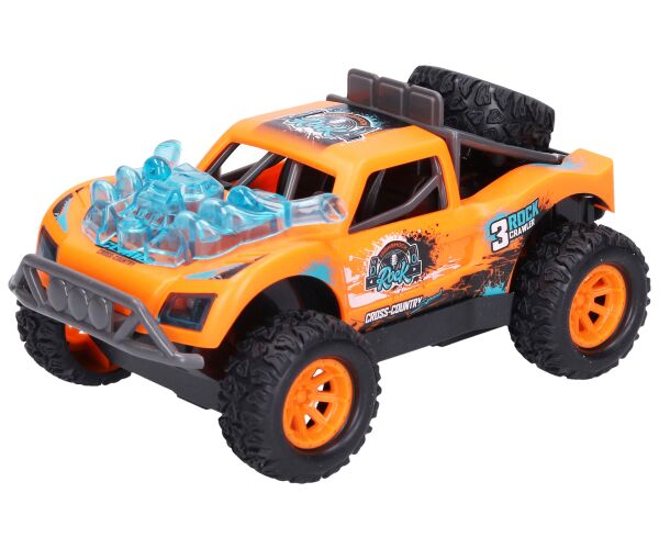 Auto terénní na setrvačník s efekty 15 cm