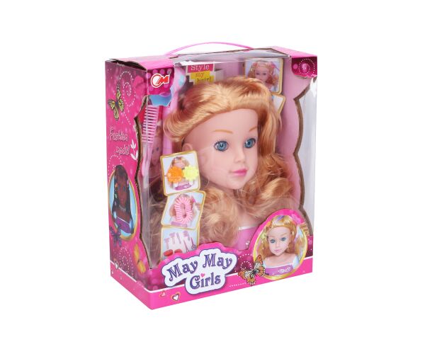 Česací hlava set 22 cm
