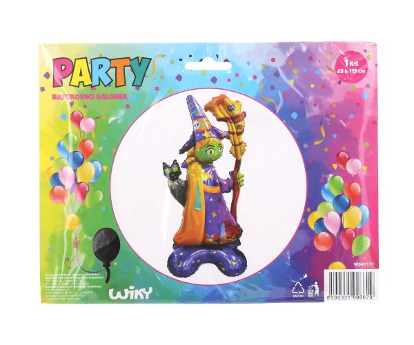 Balónek nafukovací - Čarodějnice 63x115 cm