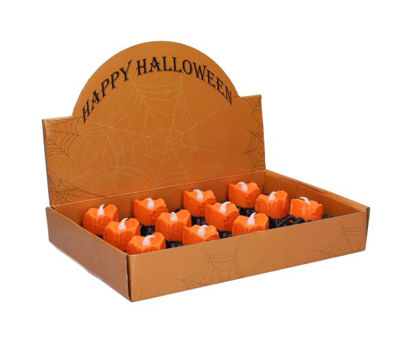 Dekorace Halloween pavouk 9x6x5,5 cm svítící