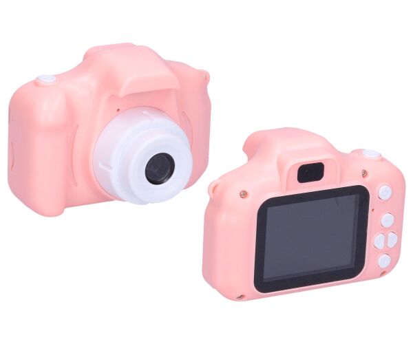 Dětský digitální fotoaparát růžový - foto 12Mpx, video Full HD - český obal