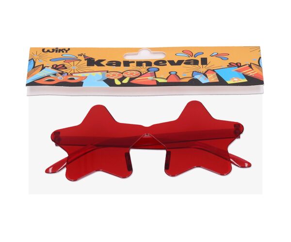 Set karneval - brýle plastové hvězdy
