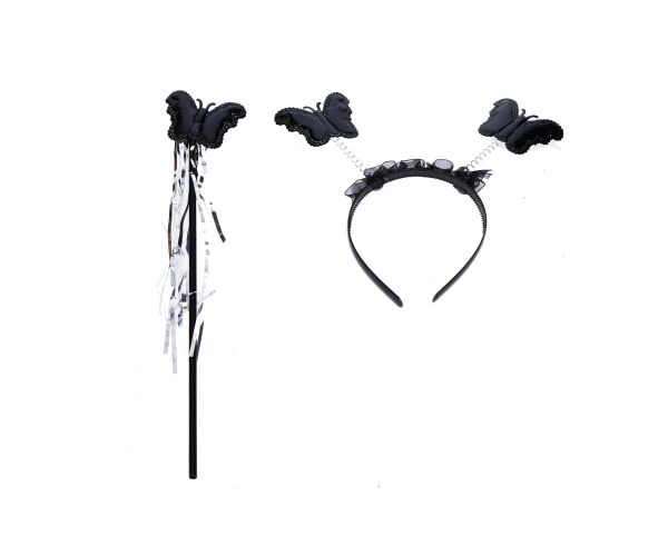Set karneval - motýl černý