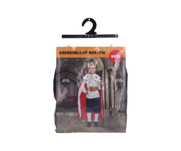 Set karneval - král M 110-120 cm