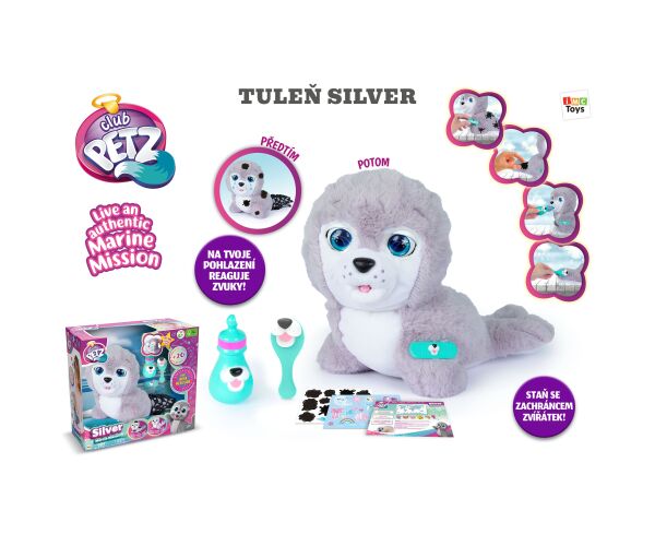 Interaktivní tuleň Silver