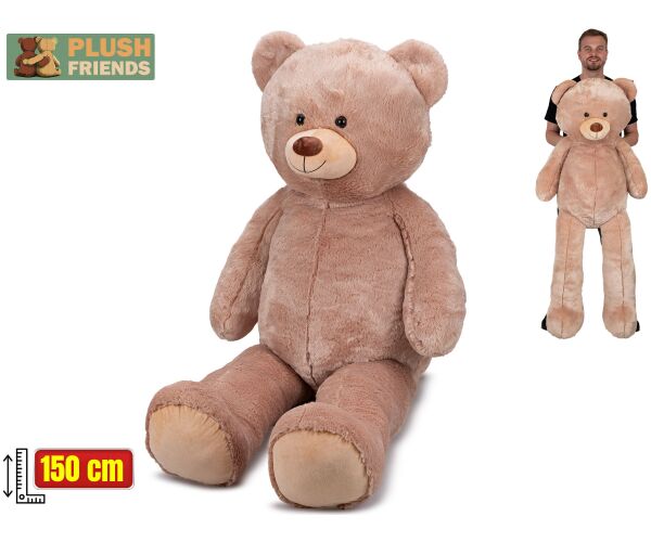 Plush Friends medvěd béžový plyšový 150cm