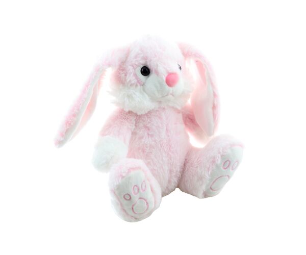 Králík plyšový růžový 23 cm