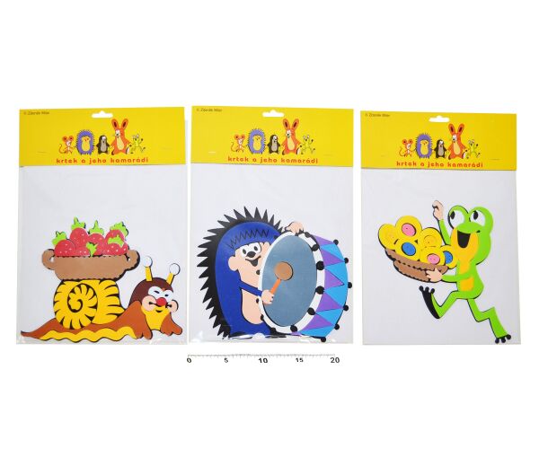 Krtkovi kamarádi - dekorace assort