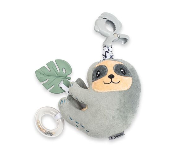 Lenochod plyš s klipem New Baby Sloth 15cm
