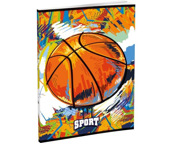 Záznamová kniha LUX A5 96 listů, linkovaná, mix 16 motivů