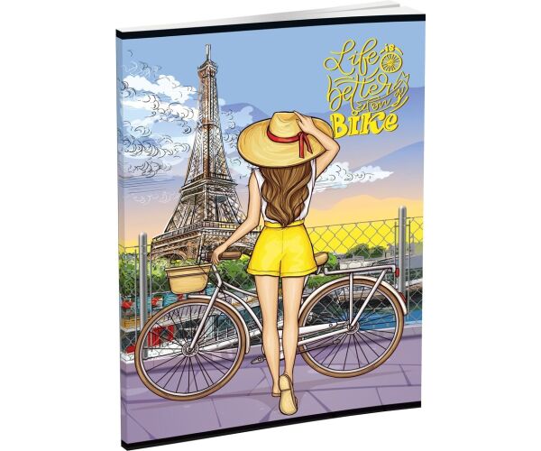 Záznamová kniha LUX A5 96 listů, linkovaná, mix 16 motivů