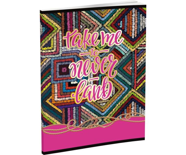 Záznamová kniha LUX A5 96 listů, linkovaná, mix 16 motivů