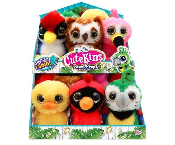 Cutekins plyšový ptáček se zvuky