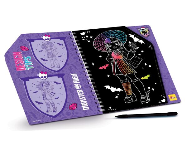 Monster High Vyškrabávací omalovánky objetí