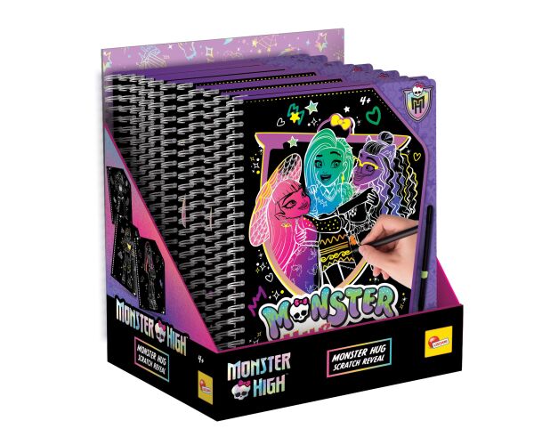 Monster High Vyškrabávací omalovánky objetí