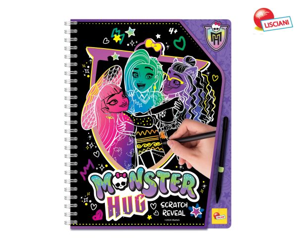 Monster High Vyškrabávací omalovánky objetí